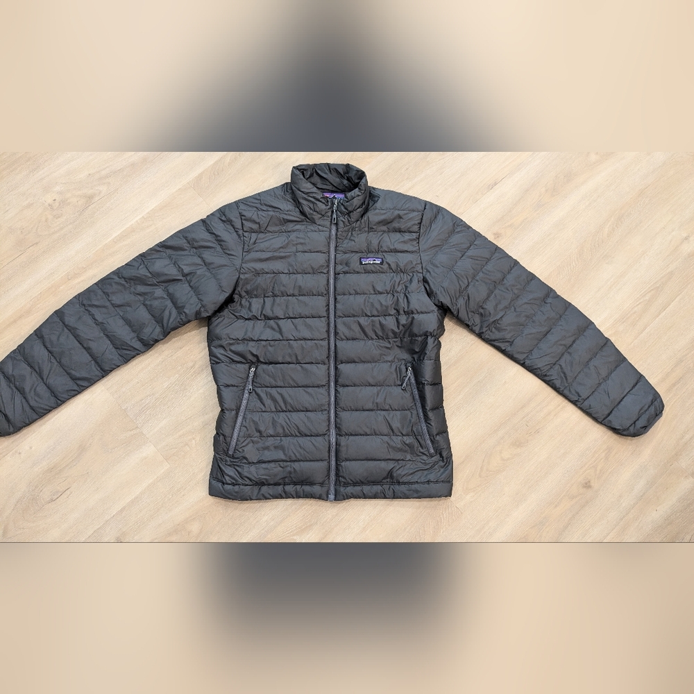 Patagonia Jacket Coat Puffer Dark Gray Men Size Small